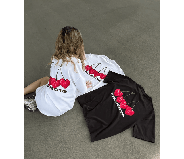 TEE NUDE PROJECT CHERRY WHITE