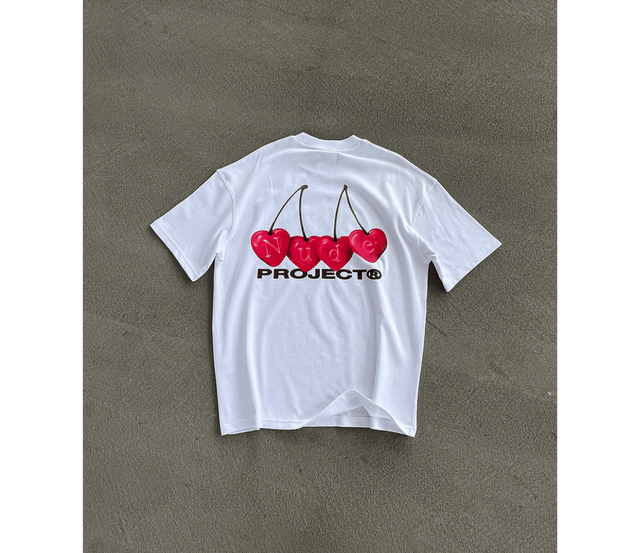 TEE NUDE PROJECT CHERRY WHITE