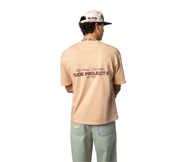 TEE NUDE PROJECT CULT PEACH GARMENT DYE