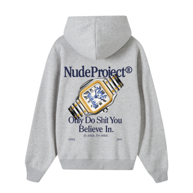 HOODIE NUDE PROJECT TIME GREY