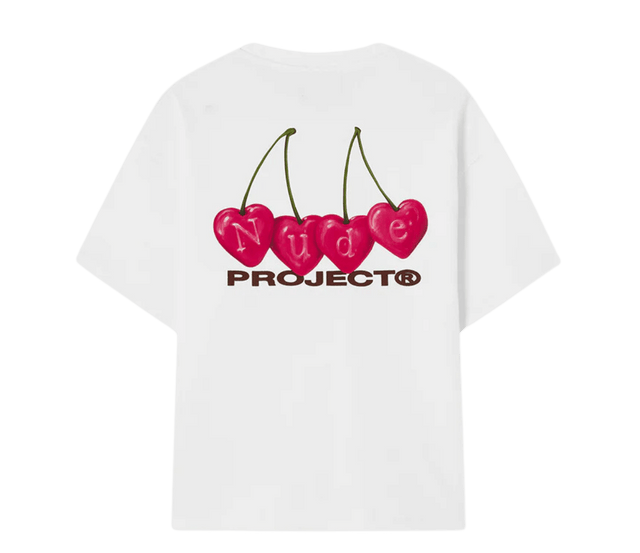 TEE NUDE PROJECT CHERRY WHITE