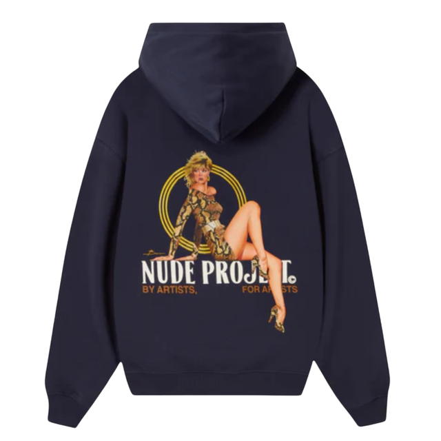 HOODIE NUDE PROJECT PINUP NAVY