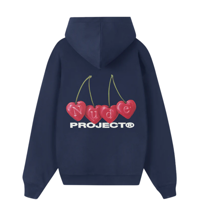 HOODIE NUDE PROJECT CHERRY NAVY