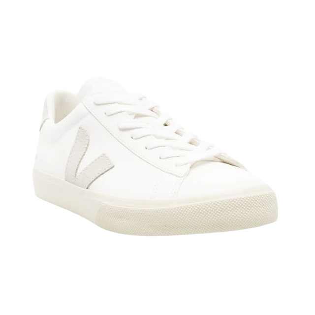VEJA CAMPO NATURAL SUEDE WHITE