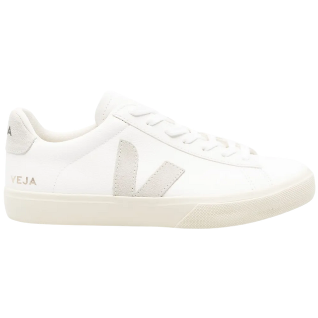 VEJA CAMPO NATURAL SUEDE WHITE
