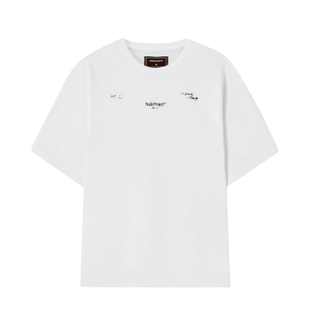 TEE NUDE PROJECT HAPPY CULT WHITE
