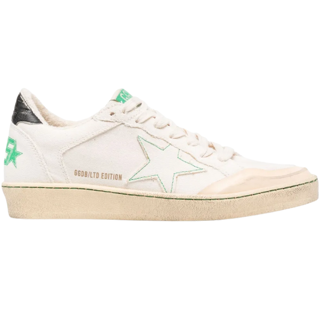 GOLDEN GOOSE BALL STAR DOUBLE QUARTER WHITE VAINILLA