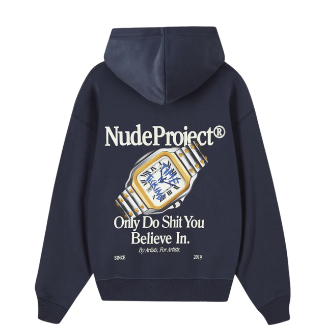 HOODIE NUDE PROJECT TIME NAVY