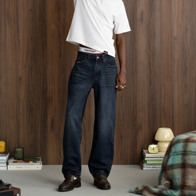 BASIC JEANS NUDE PROJECT RAW ÍNDIGO