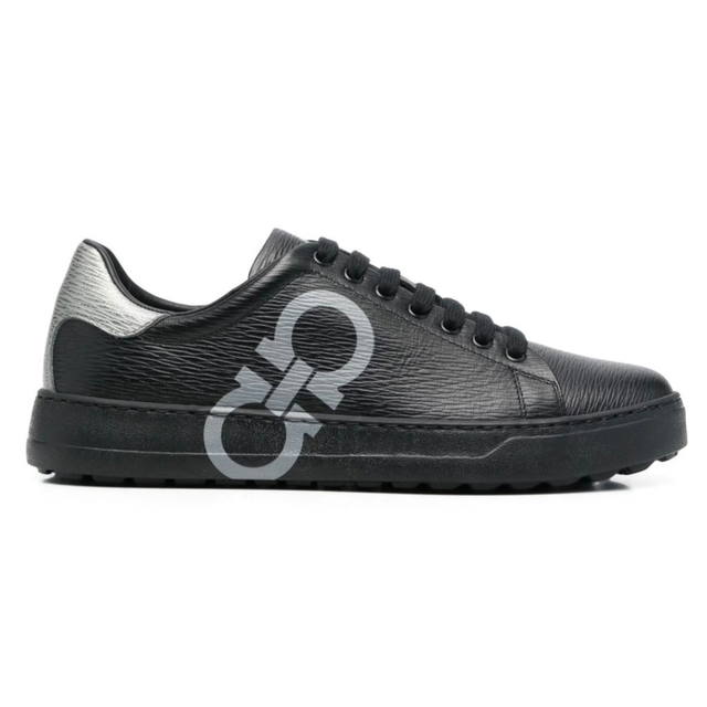 FERRAGAMO LOW GANCINI BLACK