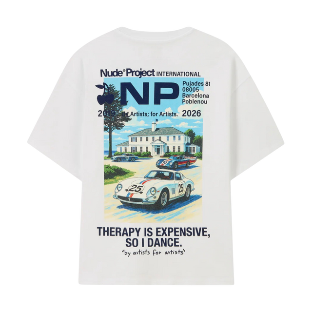 TEE NUDE PROJECT MANSION CARS WHITE