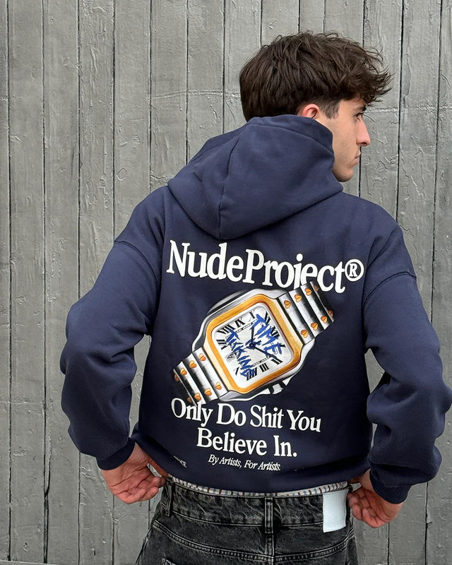 HOODIE NUDE PROJECT TIME NAVY