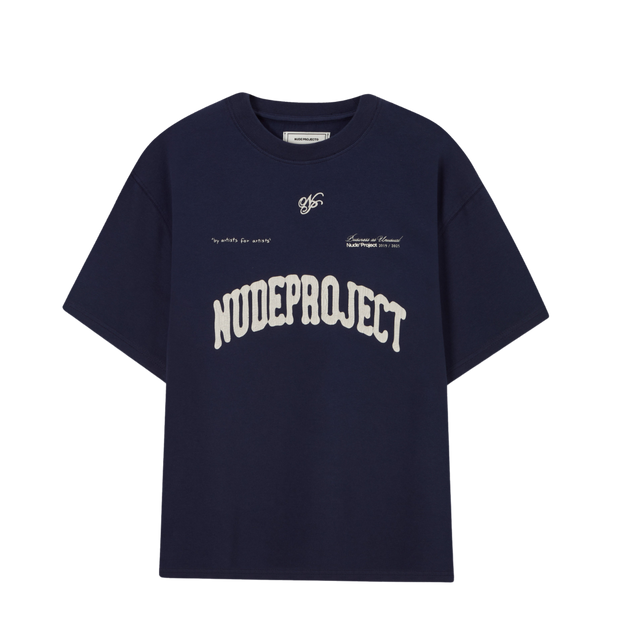 TEE NUDE PROJECT VARISITY NAVY