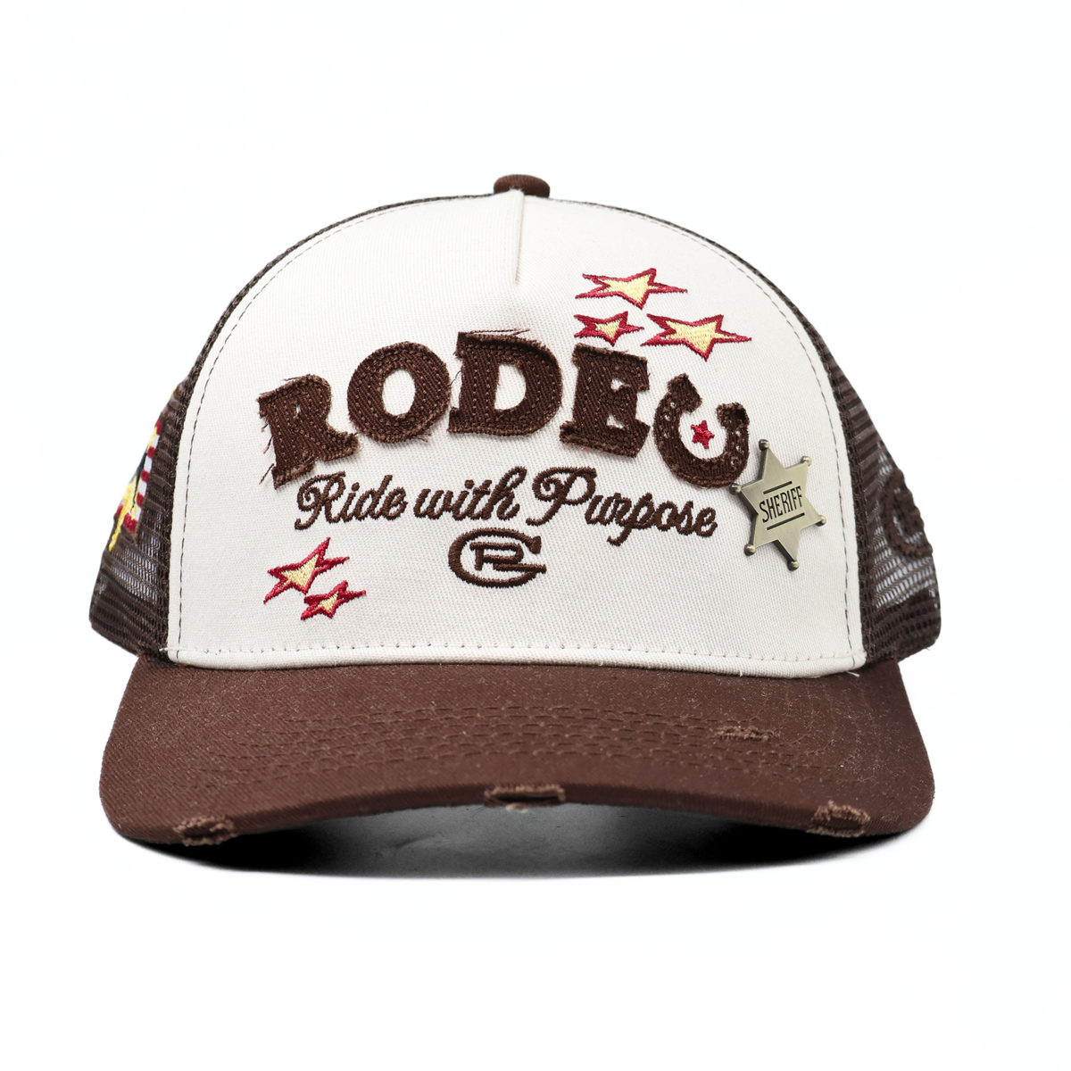 GURIDI CAP RIDE WITH PURPORSE BROWN