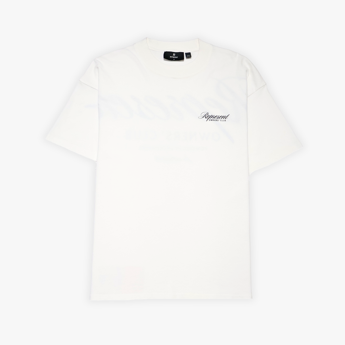 TEE REPRESENT OWNERS CLUB SCRIPT WHITE