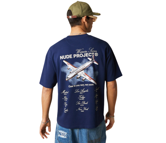 TEE NUDE PROJECT PLANE NAVY