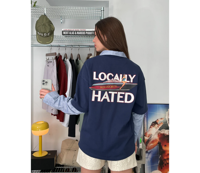 TEE NUDE PROJECT LOCALLY HATED NAVY