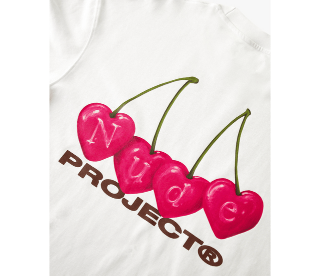 TEE NUDE PROJECT WHITE CHERRY