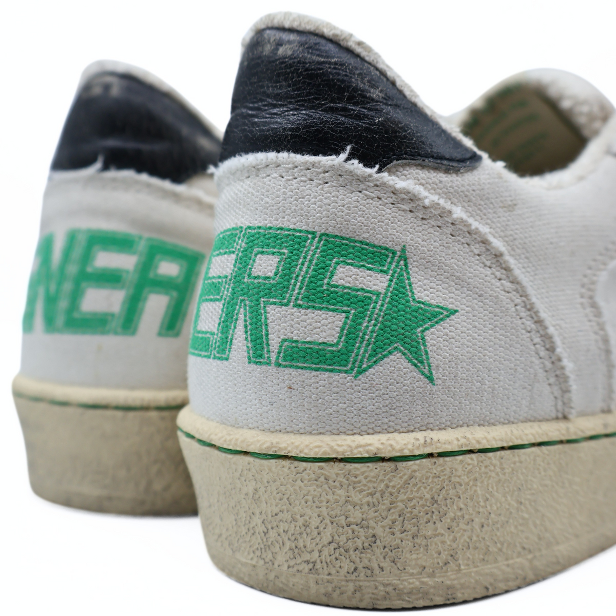 GOLDEN GOOSE BALL STAR DOUBLE QUARTER WHITE VAINILLA