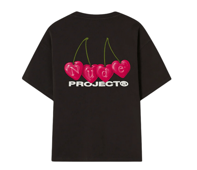 TEE NUDE PROJECT CHERRY BLACK