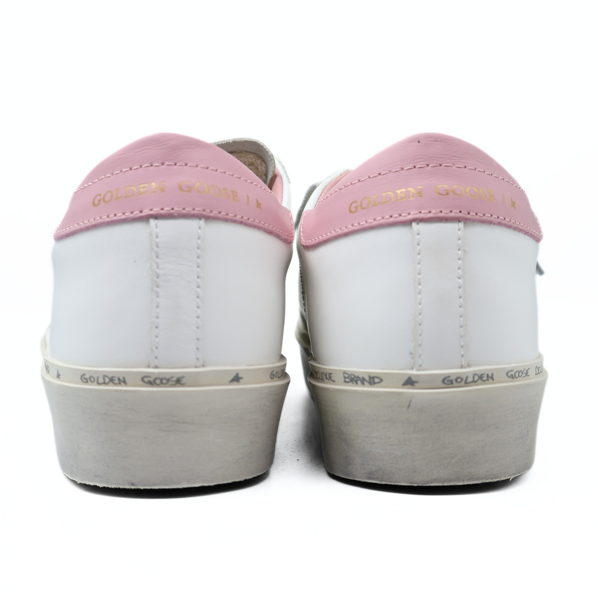 GOLDEN GOOSE HI STAR WHITE / ANTIQUE PINK
