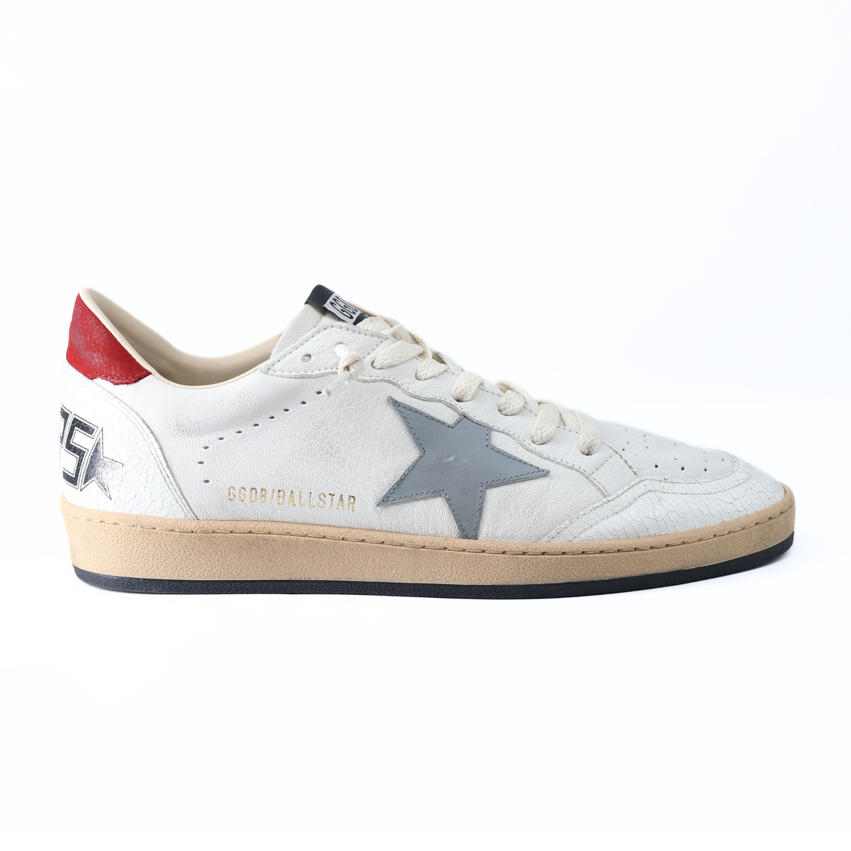 GOLDEN GOOSE BALLSTAR WHITE / SILVER BLUE