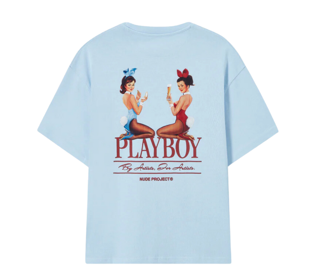 TEE NUDE PROJECT x PLAYBOY HERITAGE BABY BLUE