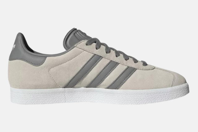 ADIDAS GAZELLE GREY LIGHT GREY WHITE