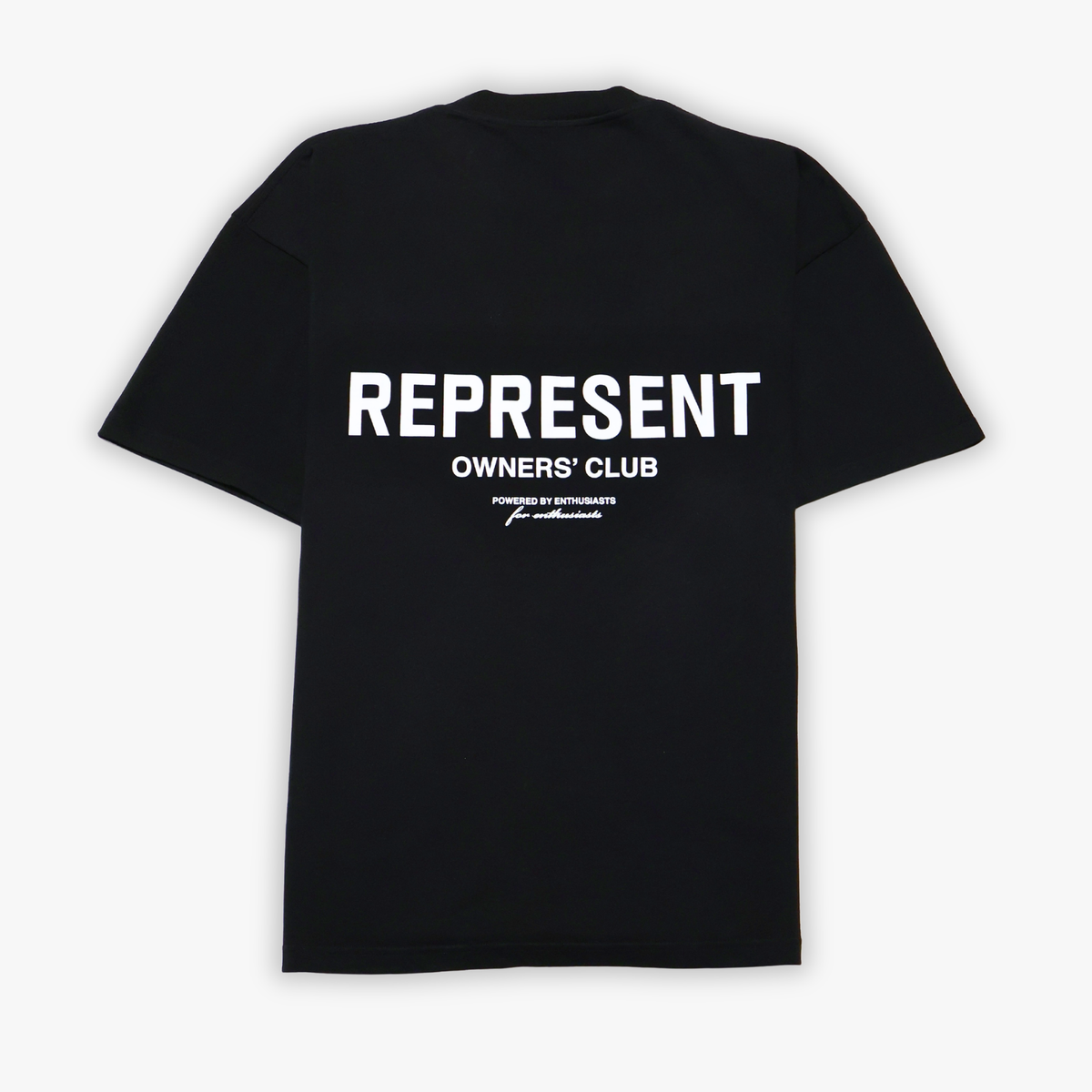 TEE REPRESENT OWNERS CLUB BLACK WHITE