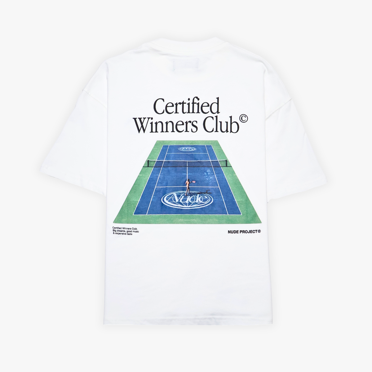 TEE NUDE PROJECT TENNIS WHITE