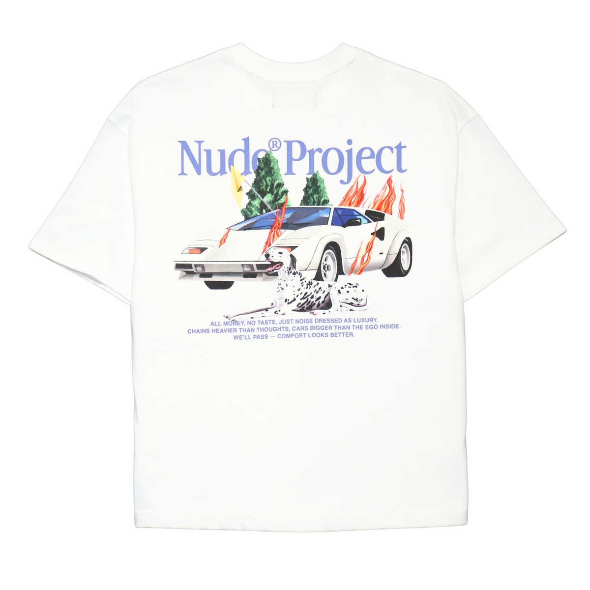 TEE NUDE PROJECT LAMBO WHITE