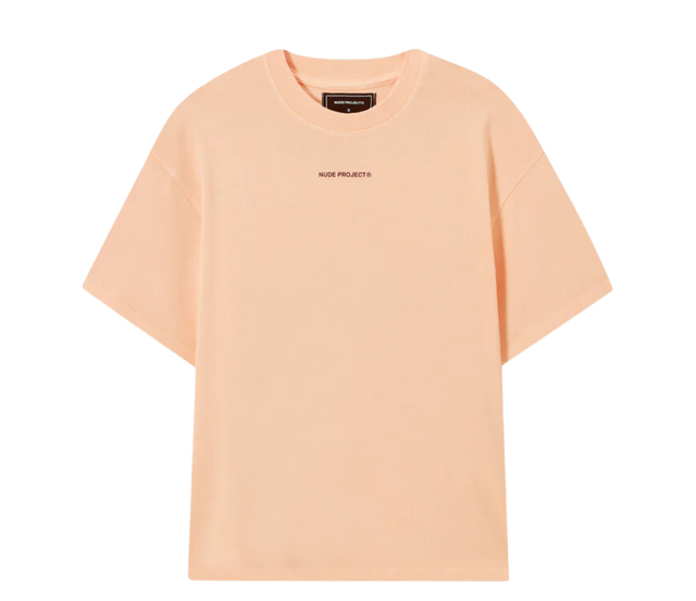 TEE NUDE PROJECT ORANGE GARMENT DYE CULT