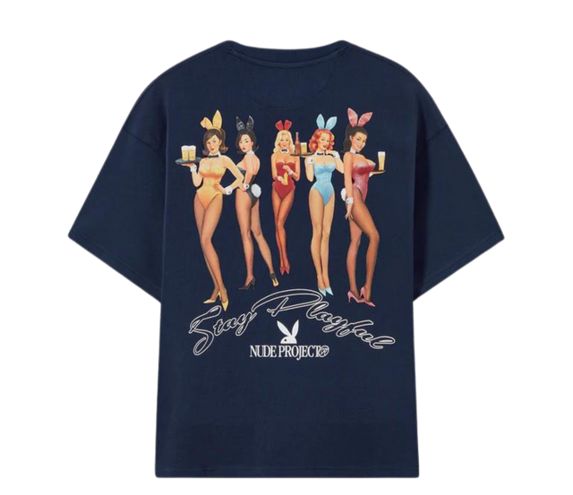 TEE NUDE PROJECT x PLAYBOY PINUP NAVY