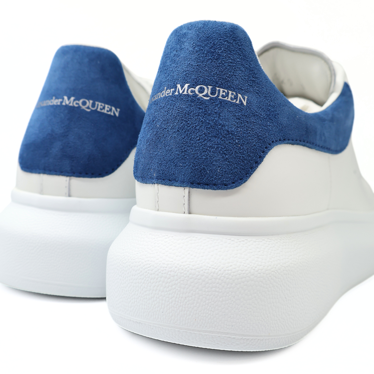 ALEXANDER McQUEEN OVERSIZE WHITE BLUE