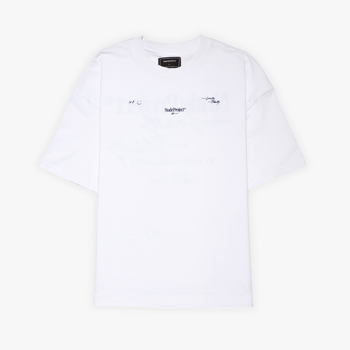 TEE NUDE PROJECT GLOBALLY WHITE