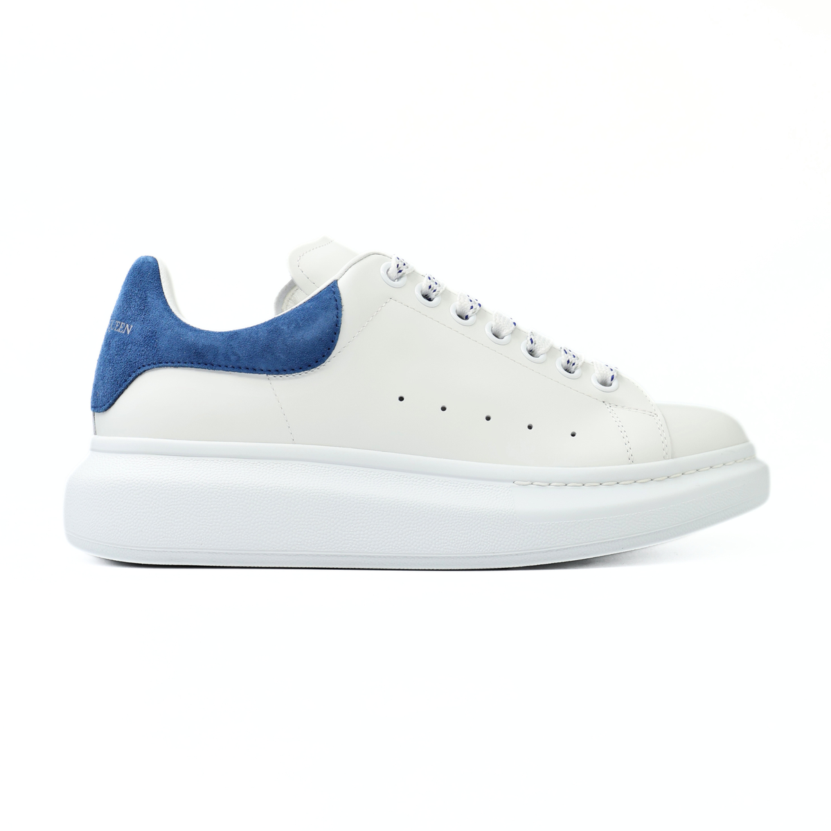 ALEXANDER McQUEEN OVERSIZE WHITE BLUE