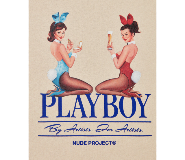 TEE NUDE PROJECT x PLAYBOY HERITAGE BEIGE