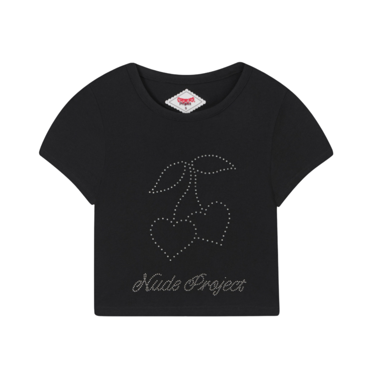 BABY TEE NUDE PROJECT CEREZA BLACK