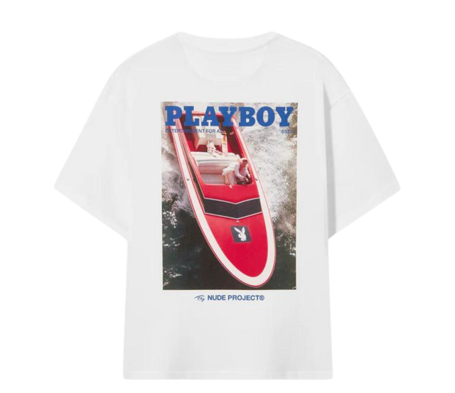 TEE NUDE PROJECT x PLAYBOY PHOTO YATCH WHITE