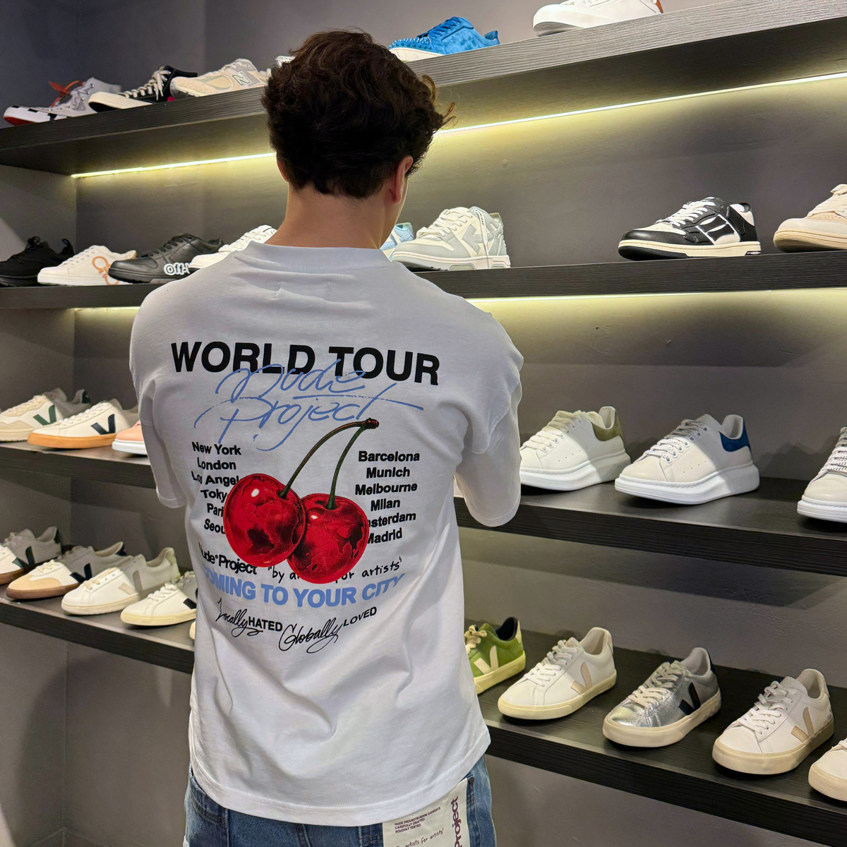 TEE NUDE PROJECT TOUR WHITE