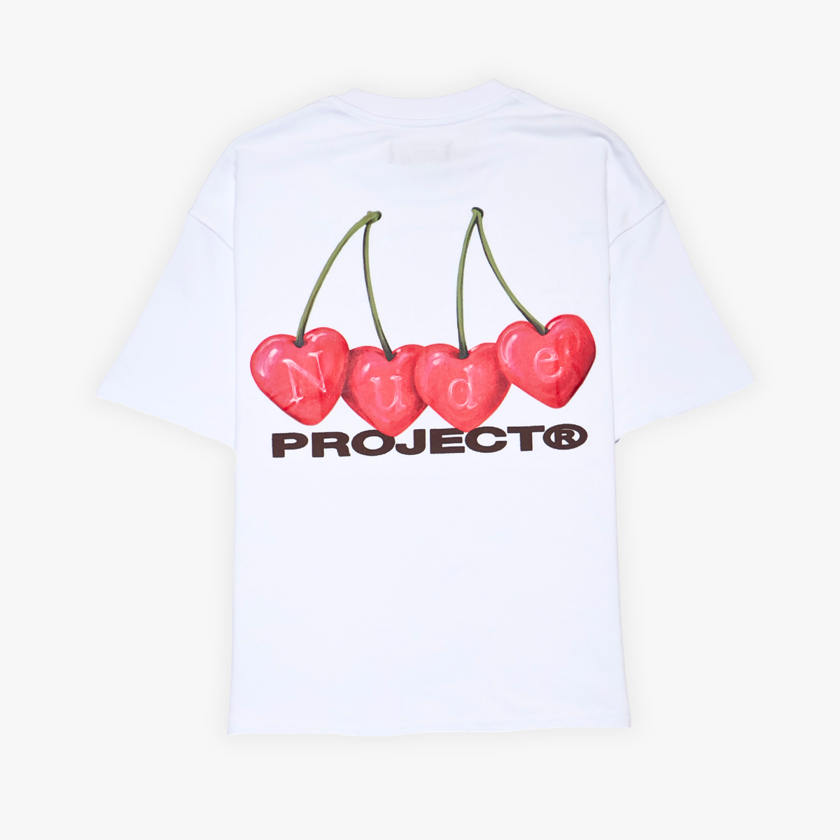 TEE NUDE PROJECT CHERRY WHITE