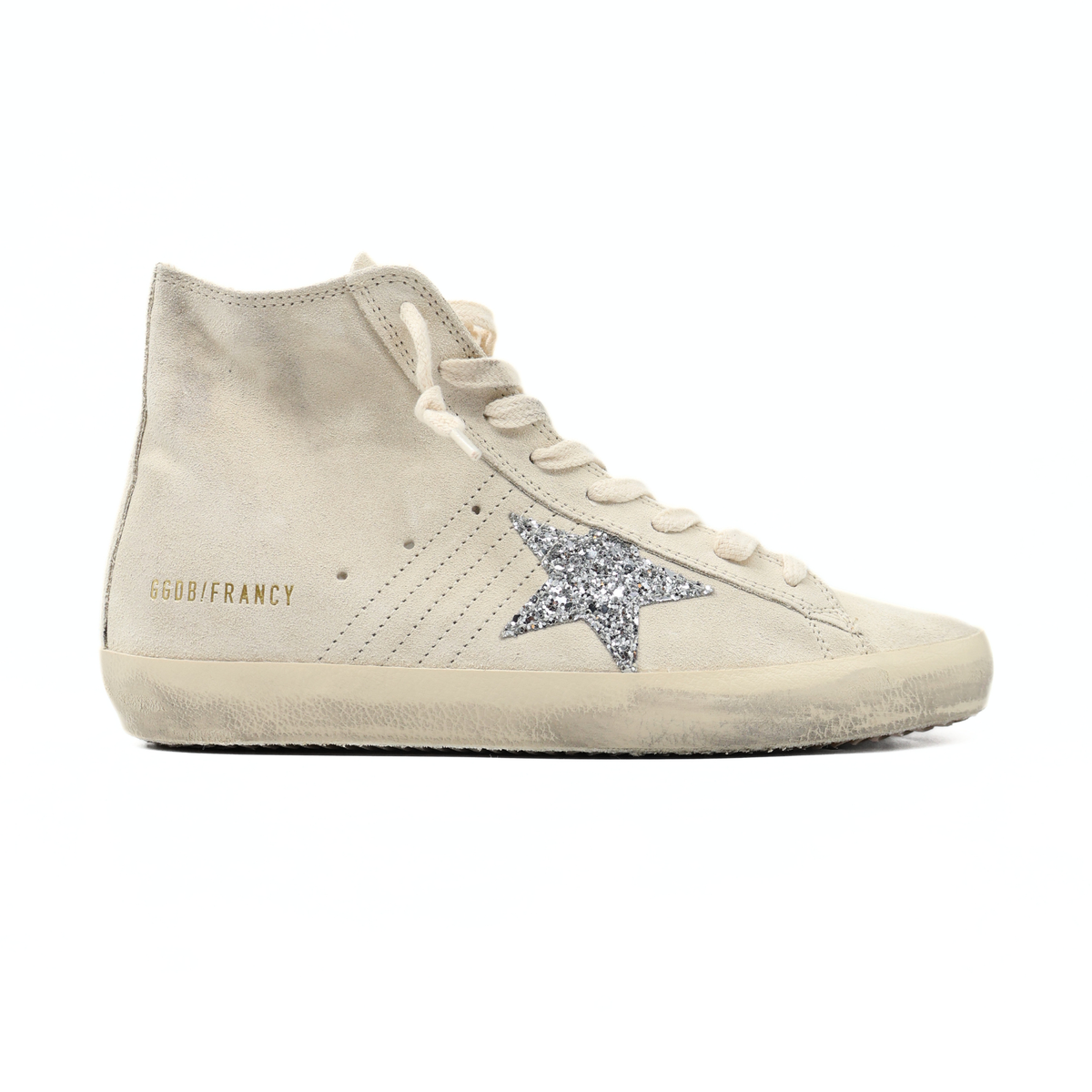 GOLDEN GOOSE FRANCY HI SEEDPEARL SILVER