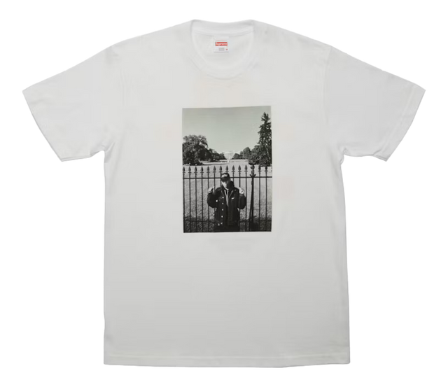 TEE SUPREME x UNDERCOVER PUBLIC ENEMY WHITE HOUSE WHITE