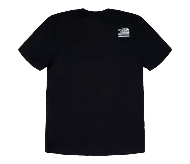 TEE SUPREME x THE NORTH FACE METALLIC LOGO BLACK