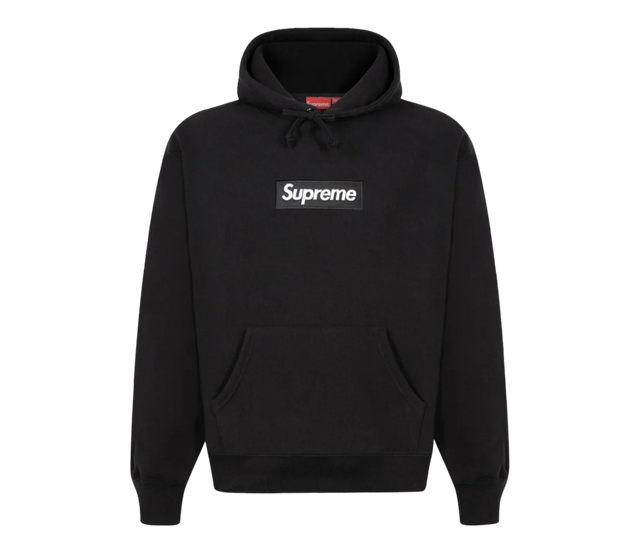 HOODIE SUPREME BOX LOGO BLACK 2023