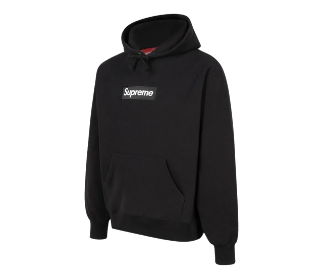 HOODIE SUPREME BOX LOGO BLACK 2023