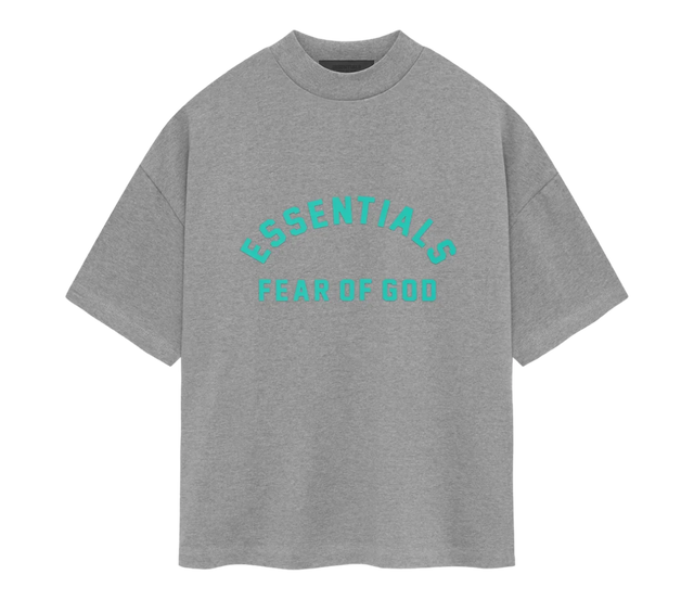 TEE HEAVY CREWNECK ESSENTIALS DARK HEATHER MINT FW23