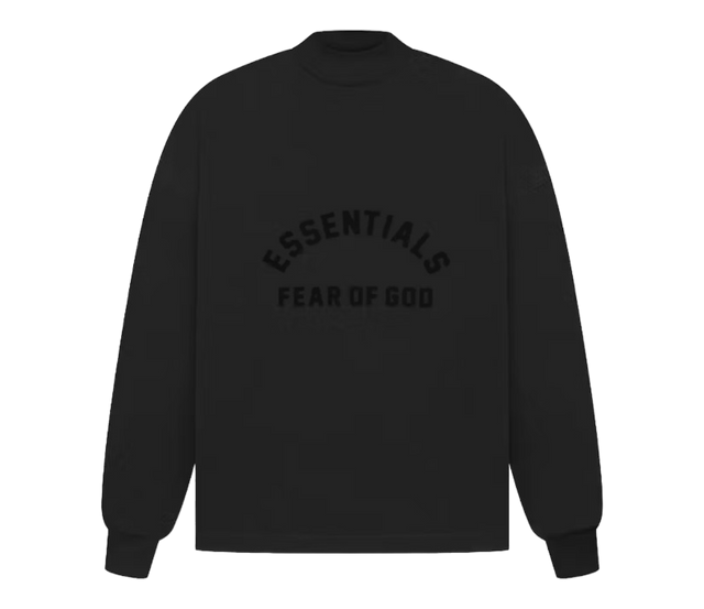 FEAR OF GOD ESSENTIALS LG TEE BLACK SS23