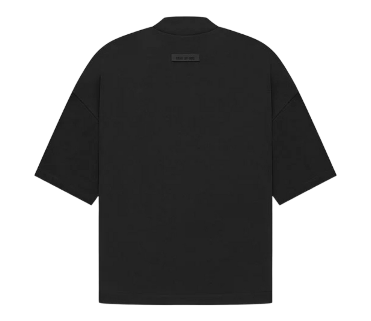 TEE ESSENTIALS JET BLACK SS23