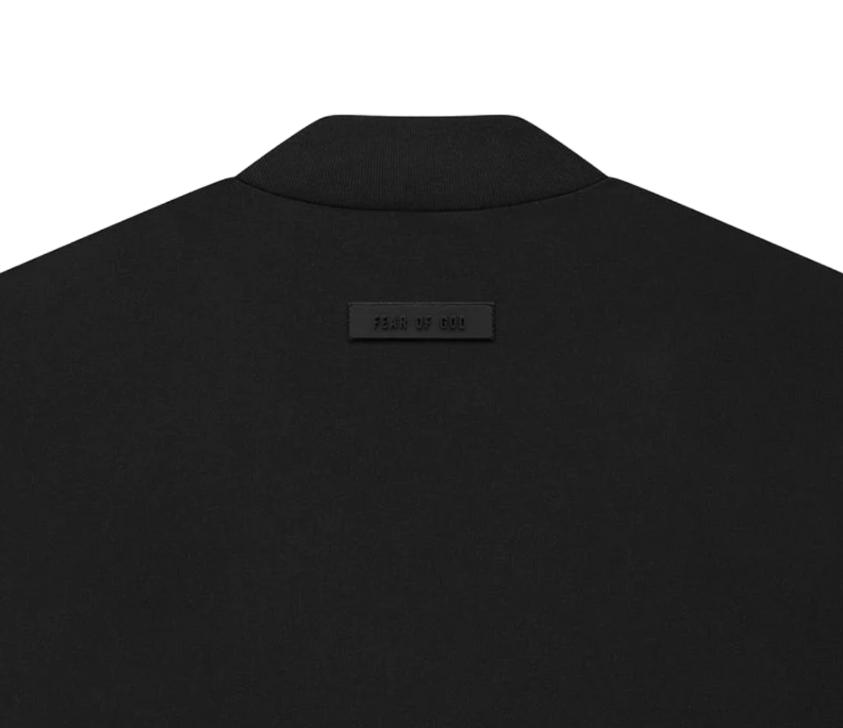 TEE ESSENTIALS JET BLACK SS23